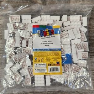 Authentic Strictly Briks 2x3 White 96 Pieces Classic Bricks High Quality Lego